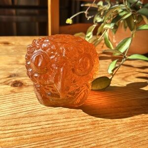 Vintage Amber Owl